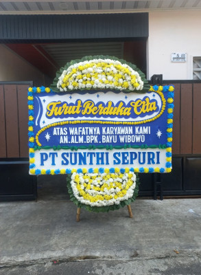 Papan Bunga Duka di Batu Merah